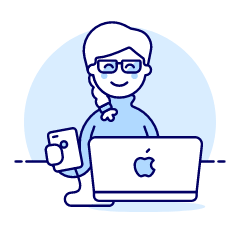 Mobile Developer 4 Illustration from UX Duotone Set