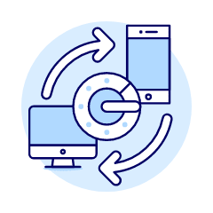 Vault Syncing Illustration from UX Duotone Set
