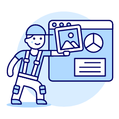 App Builder 1 Illustration from UX Duotone Set