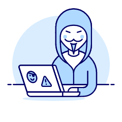 Anonylous Hacker 1 Illustration from UX Duotone Set