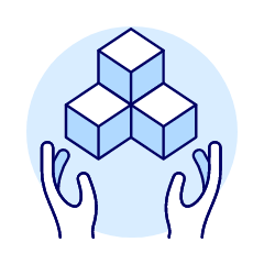 Plugin Module Hand 1 Illustration from UX Duotone Set