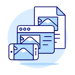 Responsive Content Illustration from UX Duotone Set