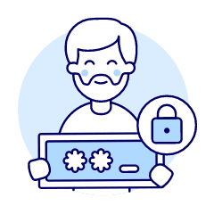 Password Lock 1 Illustration from UX Duotone Set
