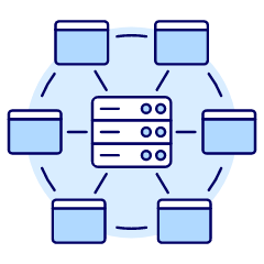 App Servers Illustration from UX Duotone Set