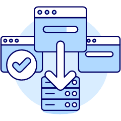 Server Download Illustration from UX Duotone Set