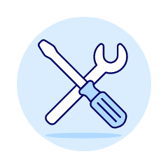 Screwdriver Wrench Illustration from UX Duotone Set