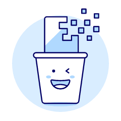 Permanetly Delete Illustration from UX Duotone Set