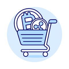 Crypto Cart Illustration from UX Duotone Set