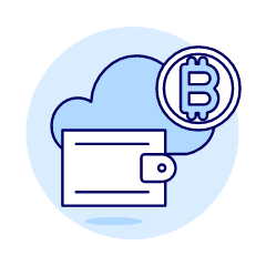Crypto Cloud Wallet Illustration from UX Duotone Set