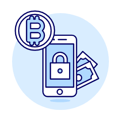 Crypto Secure Illustration from UX Duotone Set