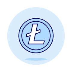 Litecoin Illustration from UX Duotone Set