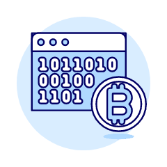 Crypto App Illustration from UX Duotone Set