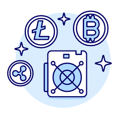 Crypto Mining 3 Illustration from UX Duotone Set