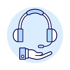 Call Center Headset 1 Illustration from UX Duotone Set