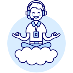 Customer Service Cloud 1 Illustration from UX Duotone Set