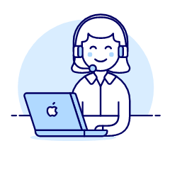 Customer Service Laptop 6 Illustration from UX Duotone Set