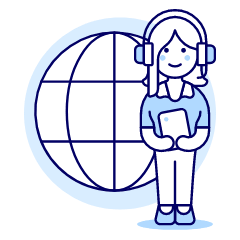 Customer Service Network 1 Illustration from UX Duotone Set