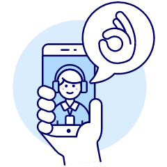 Customer Service Phone 1 Illustration from UX Duotone Set