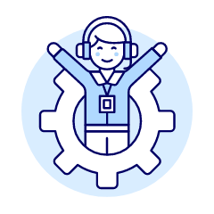 Tech Support User 1 1 Illustration from UX Duotone Set