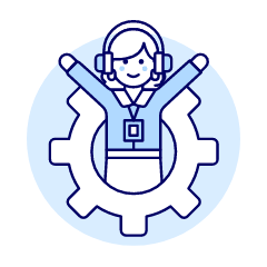 Tech Support User 1 4 Illustration from UX Duotone Set