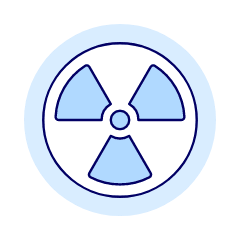Radiation Sign Illustration from UX Duotone Set