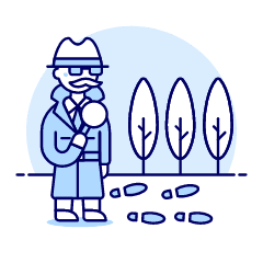 Detective Search 1 Illustration from UX Duotone Set