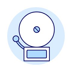 Fire Alarm Illustration from UX Duotone Set