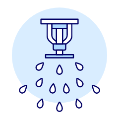 Fire Sprinkler Illustration from UX Duotone Set