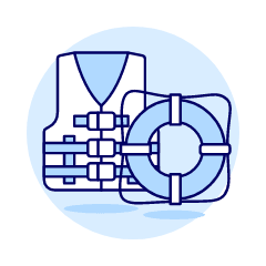 Lifesaver Illustration from UX Duotone Set