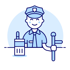 Police Officer 1 Illustration from UX Duotone Set