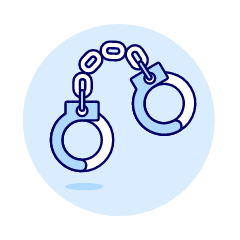 Handcuff Illustration from UX Duotone Set