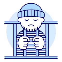 Prisoner 1 1 Illustration from UX Duotone Set