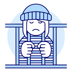 Prisoner 1 2 Illustration from UX Duotone Set