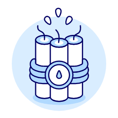 Dynamite Bomb Illustration from UX Duotone Set