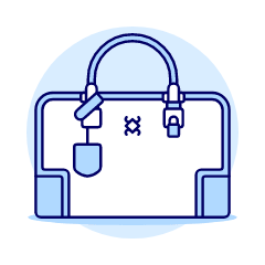 BEIGE BROWN Purse Illustration from UX Duotone Set