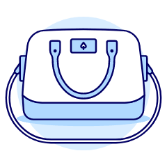 BEIGE Yellow Purse Illustration from UX Duotone Set