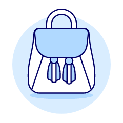 Light BROWN Purse Illustration from UX Duotone Set
