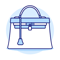 Orange Purse Illustration from UX Duotone Set