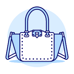PINK Handbag Illustration from UX Duotone Set
