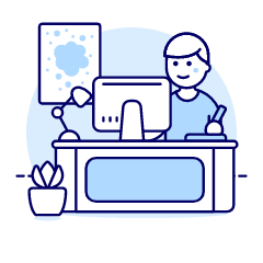 Designer Office 3 1 Illustration from UX Duotone Set