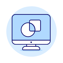 Imac Screen Illustration from UX Duotone Set