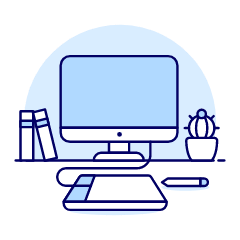 Workspace 1 Illustration from UX Duotone Set