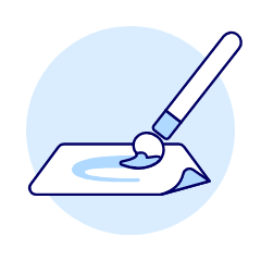 Brush Painting Illustration from UX Duotone Set