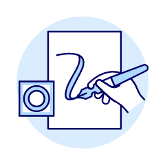 Ink Drawing 1 Illustration from UX Duotone Set