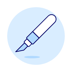Cutter Illustration from UX Duotone Set