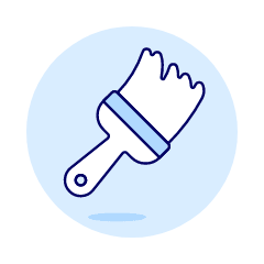 Paint Brush 3 Illustration from UX Duotone Set