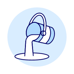 Paint Bucket Illustration from UX Duotone Set