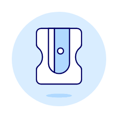 Sharpener Illustration from UX Duotone Set