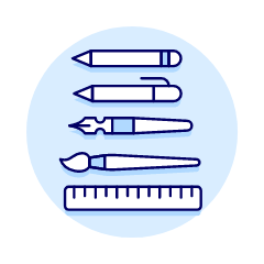 Stationary Illustration from UX Duotone Set