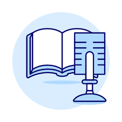 Audio Book 2 Illustration from UX Duotone Set